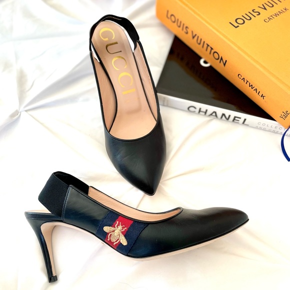 Gucci Shoes - Gucci Sylvie Bee Pump